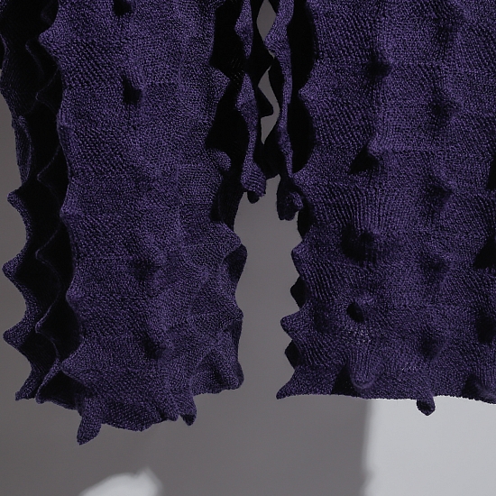 Purple knitted cardigan MILLA 3