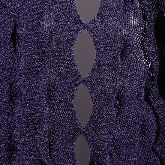 Purple knitted cardigan MILLA 4